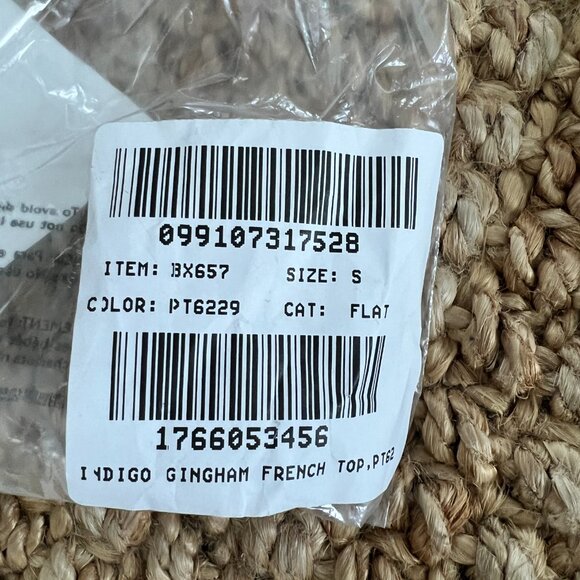 J CREW French bikini top and matching bottom in gingham NWT - Picture 11 of 12